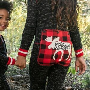 Lazy One Moose Caboose onesie. Size 6 girls.